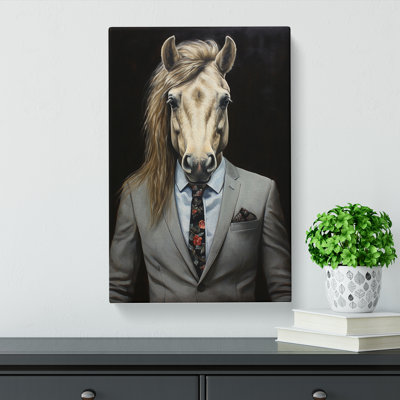 Pony In A Suit - No Frame Print