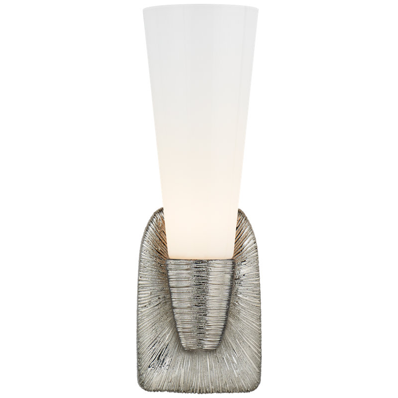Kelly Wearstler Utopia Small Single Bath Sconce, Polished Nickel