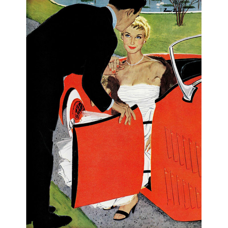 «No Love permis», reproduction sur toile tendue, H 31 po x l 24 po