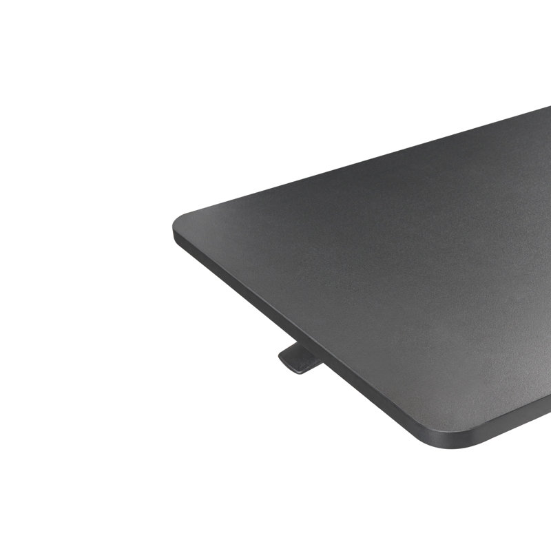 Adjustable Metal Base Standing Desk, Black