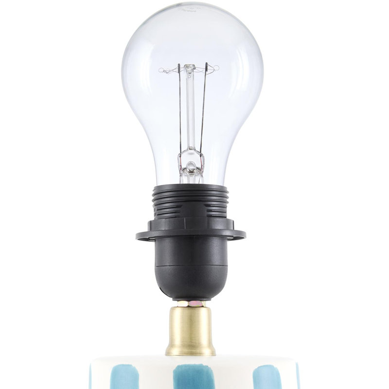 Heurich Table Lamp, Blue/White