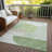 Washable Geometric Indoor / Outdoor Rug-1071122974