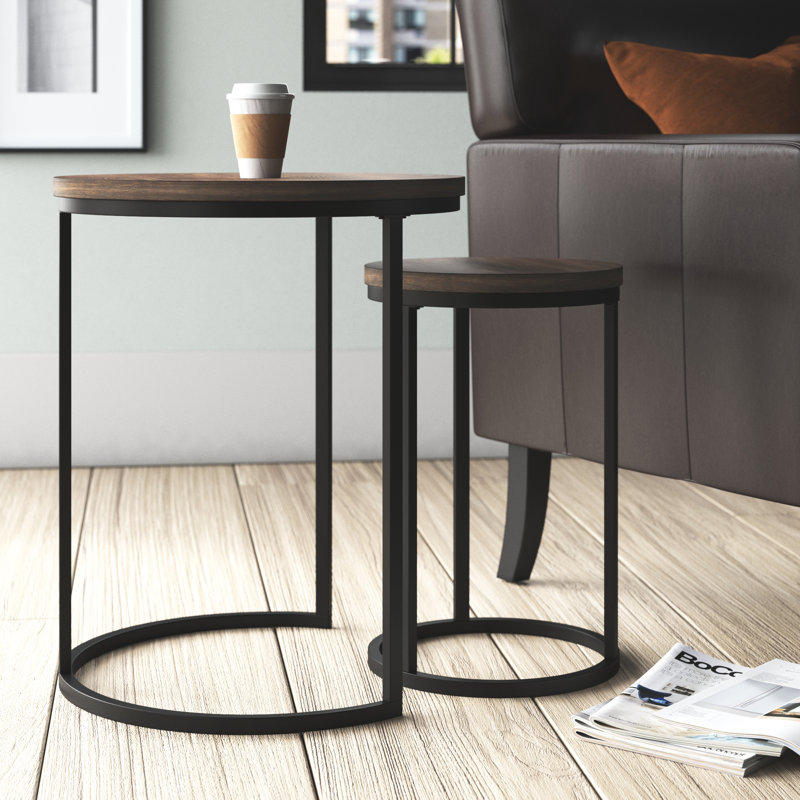Nesting Tables, Nutmeg Black /Black 