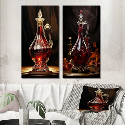 Carafe à vin Dreams - Ensemble de 2 impressions sur toile