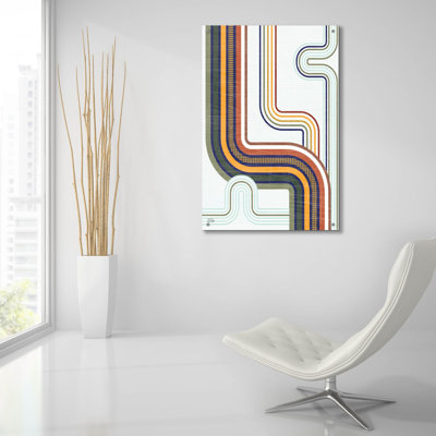 «Retro Subway 2» par Melissa Averinos, art mural en verre acrylique
