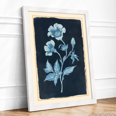 Pale Blue Botanical - Framed Print