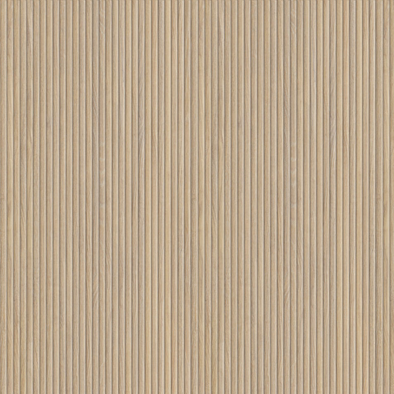 Sake 24 in. x 48 in. Porcelain Ribbed Wood Look Wall Tile (15.49 Sq. Ft. / Case), Woodlay Oak
