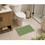 Tapis de toilette rectangulaire antidérapant et absorbant à motif croisé-1206966889-1206966892
