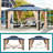 13 Ft. W x 10 Ft. D Metal Patio Gazebo
