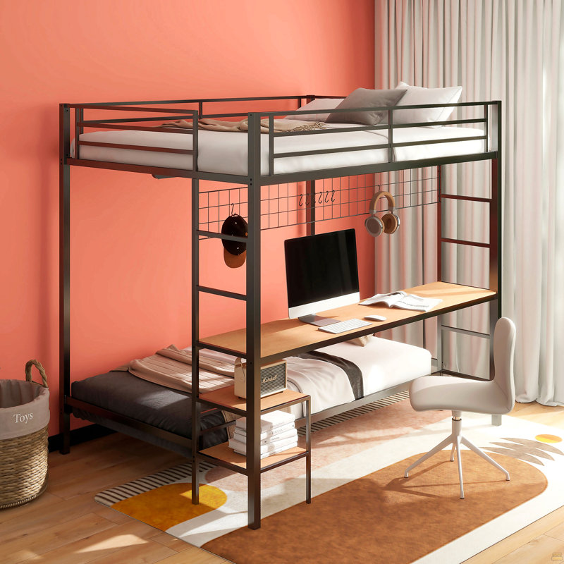 Lit superposé simple au-dessus de double Long Beach