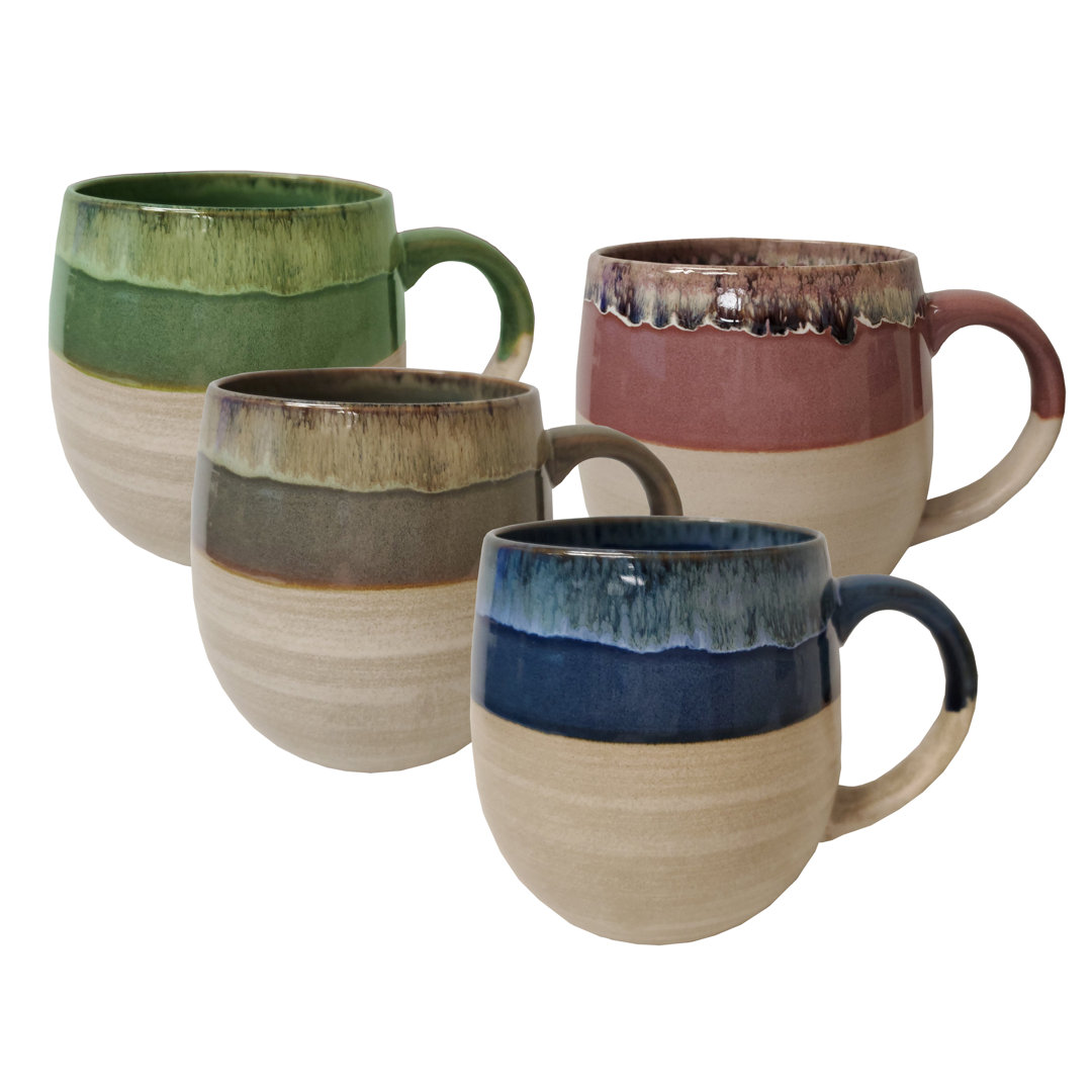 Tabletops Gallery Mitesh Soup Mug (Set of 4) Tabletops Gallery