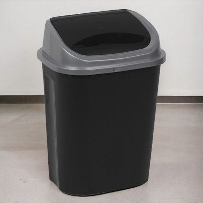 Plastic Swing Top Rubbish Bin