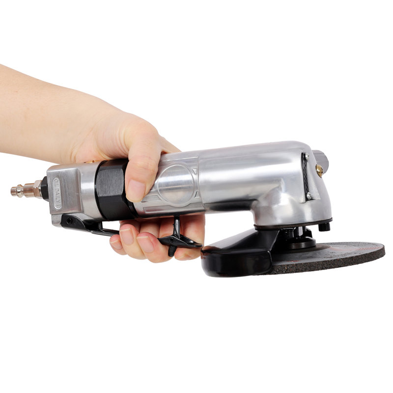 5 Inch Air Angle Grinder Pneumatic Grinder, Heavy Duty Air Powered Cut Off Tool for Metal Welding Grinding Polishing for Home Decoration, Paint and Wall