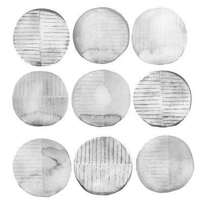 Soft Circles II by Grace Popp - Wrapped Canvas Painting