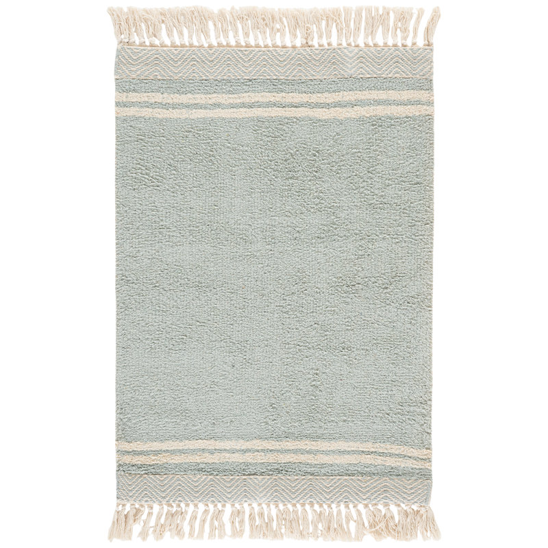 Jennaleigh Hand Woven Cotton Machine Washable Rug, Rectangle 2' x 3'