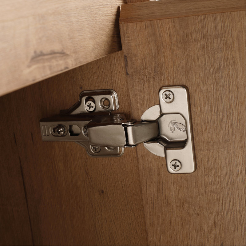 12" Bathroom Side Cabinet, 2-Soft Close Doors, Float Mounting Design