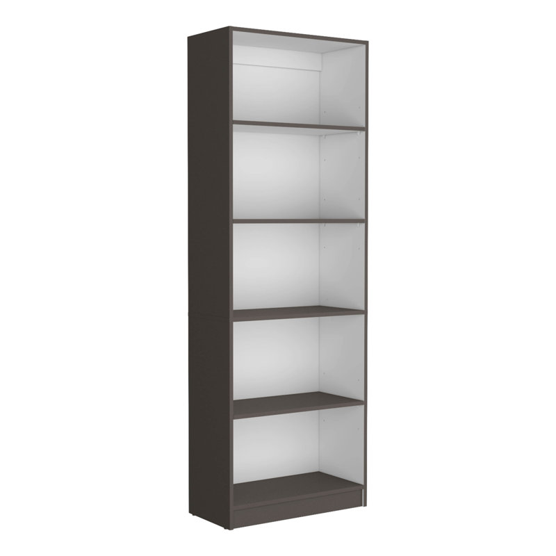 Bibliothèque Bkhome, Individuel, (6 Shelves) 71.1"H x 24.7"W x 11.7"D, Chocolat