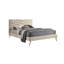 Lit de tête de lit capitonné de style Mid-Century moderne en flanelle capitonnée, un meuble de chambre à coucher idéal pour le rétro-1071317034