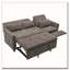 Canapé-lit escamotable en tissu 82 po Chenille-1069228954
