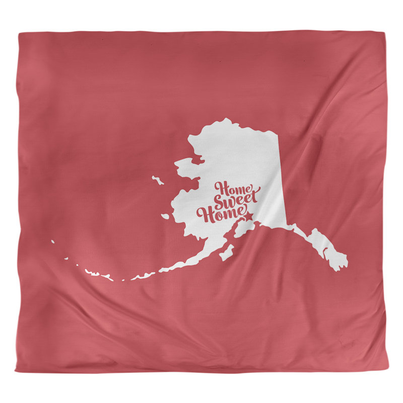 Housse de couette pour ancrage doux home, Housse de couette pour très grand lit, Rouge