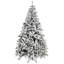 Arbre de Noël artificiel enneigé avec branches réalistes, vert