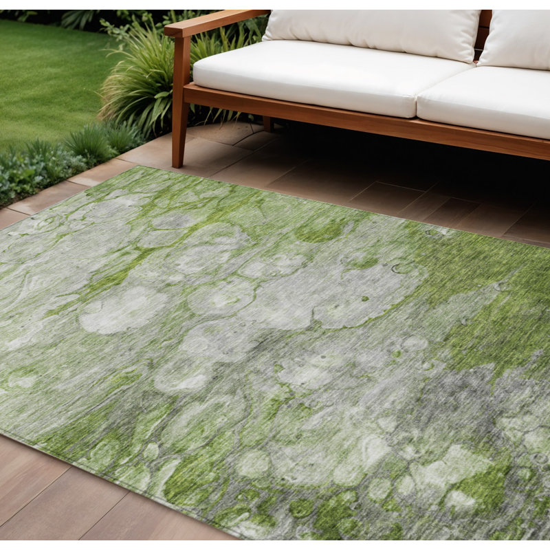 Tapis intérieur gris lavable abstrait 10 pi x 14 pi