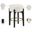 Tabouret de comptoir rembourré en tissu Maud-121555413
