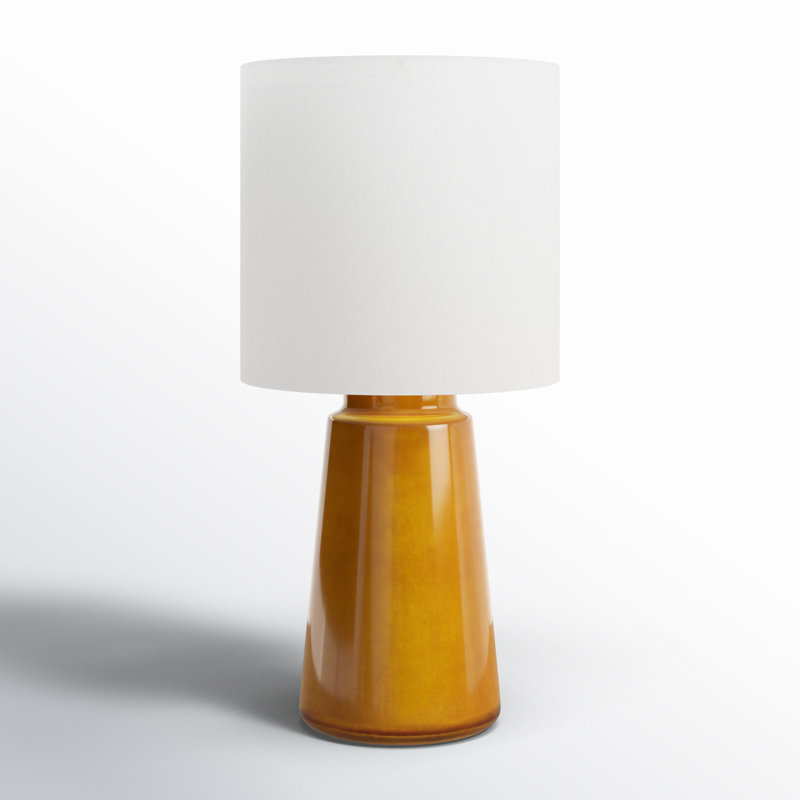 Jathan Table Lamp, 23" H x 11" W x 11" D, Olive