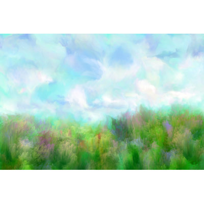 Summer Meadow by Pobytov - Wrapped Canvas Print