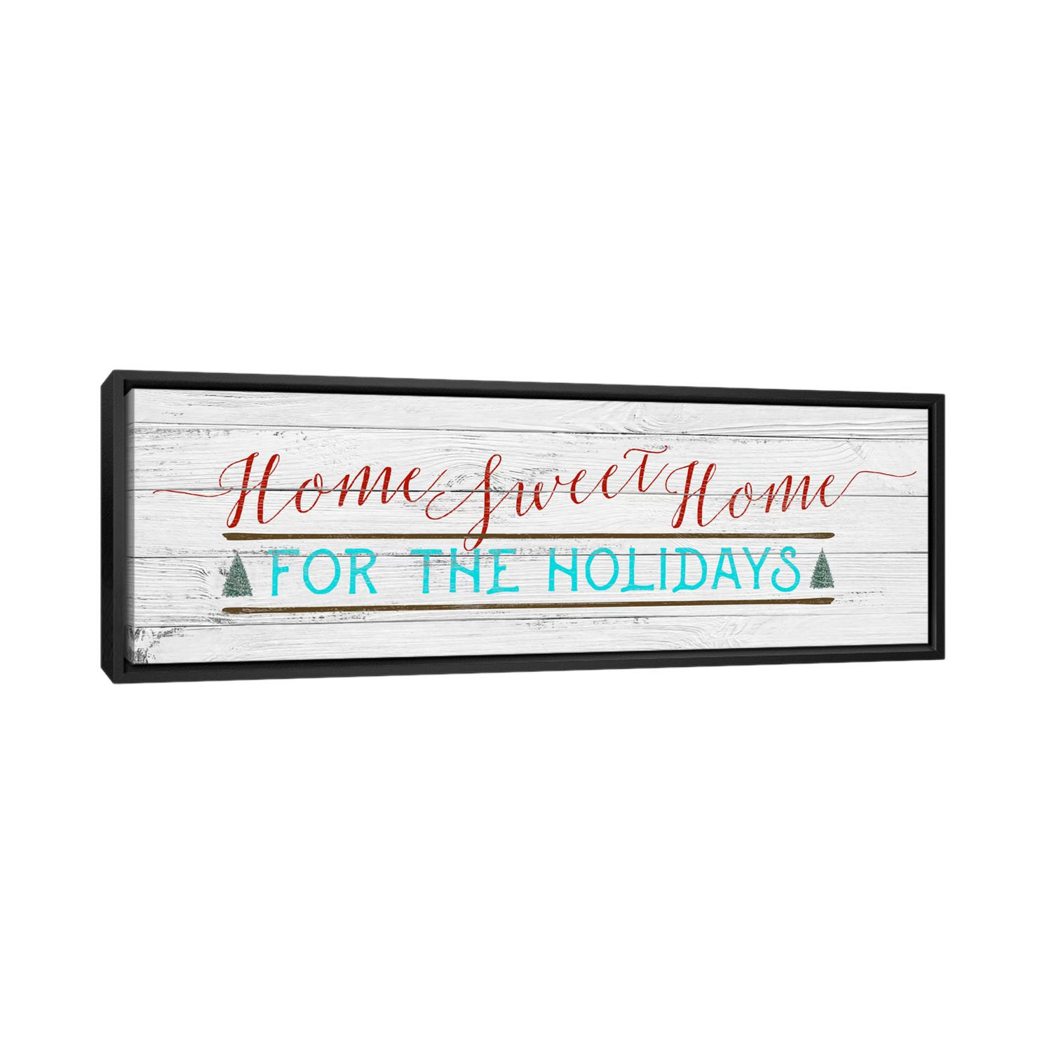East Urban Home Home Sweet Home Textual Art on Wrapped Canvas | Wayfair