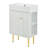Leschen 21.6'' Single Bathroom Vanity with Ceramic Top
