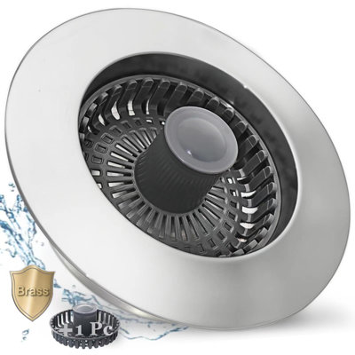 3 in 1 Pop Up Kitchen Sink Stopper with Extra Basket Strainer, Copper Material Kitchen Sink Drain Strainer Fits US Standard 3-1/2 Inch Drain