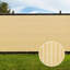 Tissu de clôture 1,8 x 15 m beige (couleur sable)
