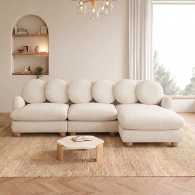 Canapé d'angle modulaire confortable