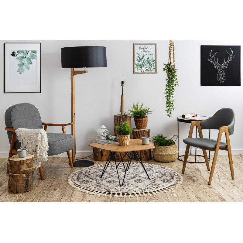 Round Wilsey Moroccan Area Rug, Round 160cm