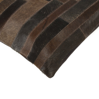 Torino Leather/Suede Throw Pillow