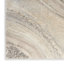 Tapis abstrait tissé à la machine en crème / gris-89957680