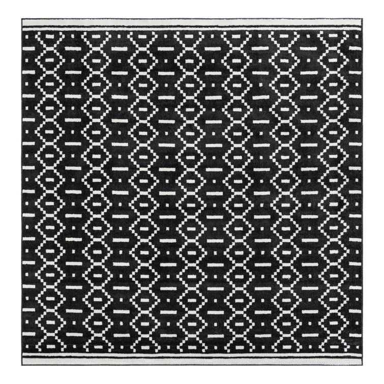 Ivy Bronx Begna Nathanyl Rug Black