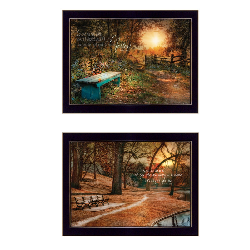 Décoration murale encadrée 2 pièces Resting Places par Robin-Lee Vieira