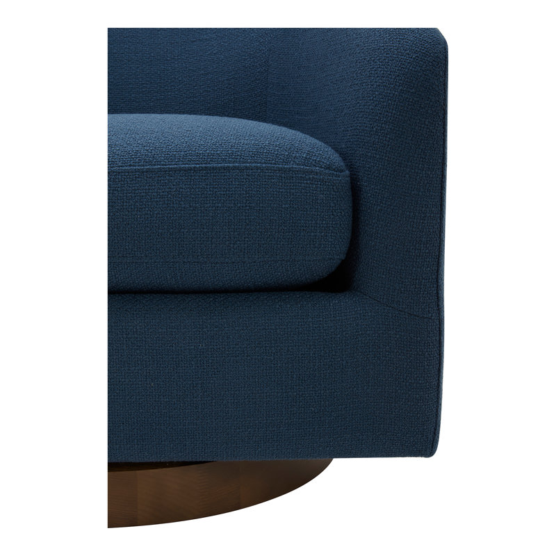 Oscy Swivel Armchair, Moto Cadet Polyester Blend