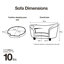 Chevron Orthopedic Polyester Pet Bed-1499386147