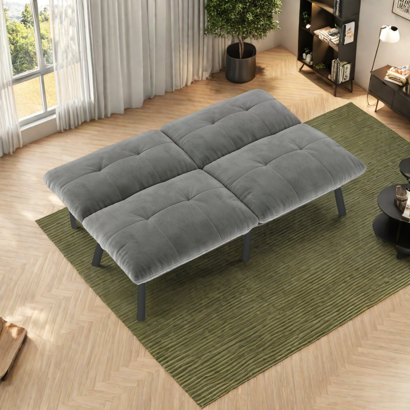 Canapé-lit convertible pliant moderne, Gris