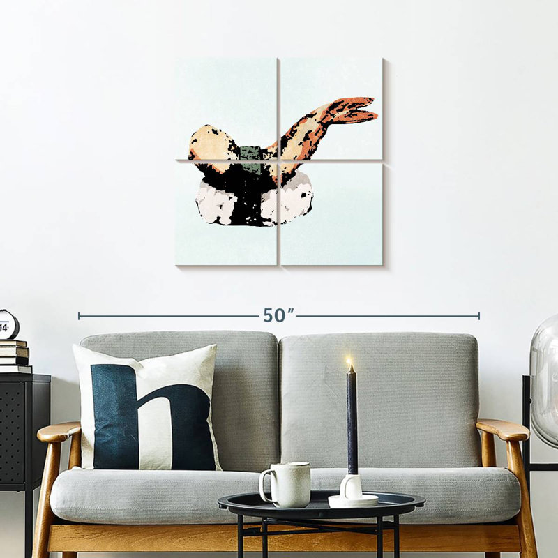 Yarlin Sushi Style II, 26" H x 26" W