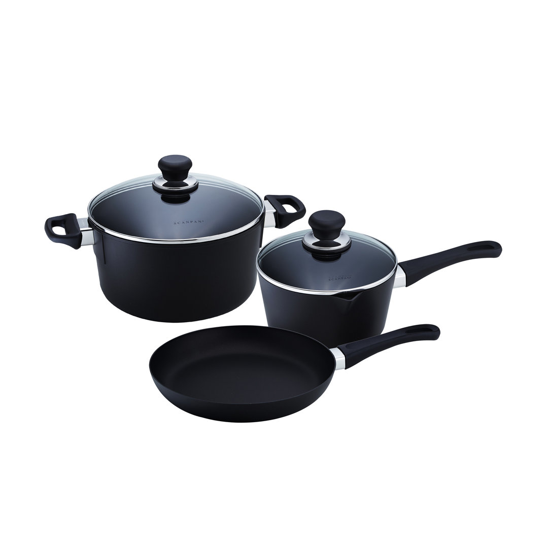 SCANPAN Classic 5 Piece Aluminum Non-Stick Cookware Set SCANPAN