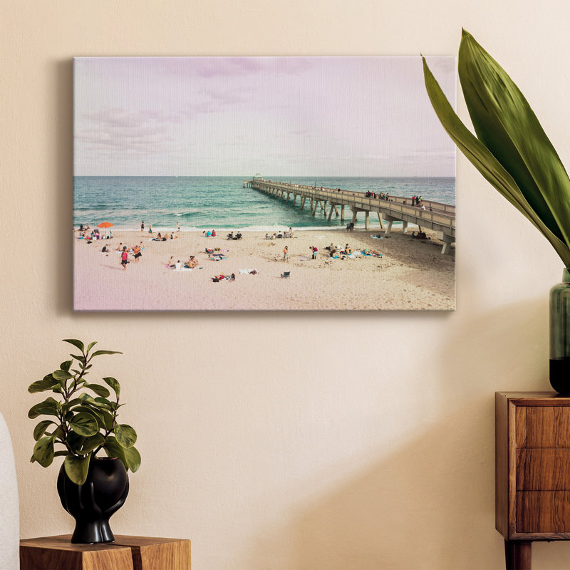 Deerfield Beach - Photographie sur toile tendue, H 18 po x l 12 po x P 1 po