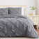 Pinch Pleated, Pintuck Duvet Cover Set with matching shams
