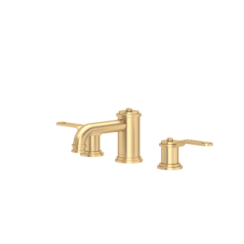Armstrong™ Widespread Lavatory Lever Handle Faucet with Low Spout, Satin English Gold