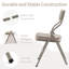 Chaises de salle à manger rembourrées pliables-1995120302