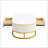Modern Oval Coffee Table With Drawers