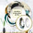 Raben Green Grey Minimalims Fludity - Minimalism Unique Wall Mirror Decor, Green Large Round Mirror, Printed Metal Art-1721018587